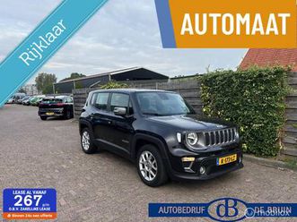 jeep renegade 1.3t ddct longitude automaat apple carplay trekhaak