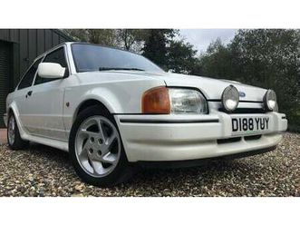 1986 stunning 51000 miles early mk2 escort rs turbo a vendre