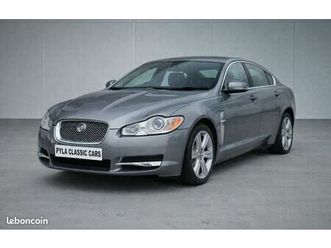 jaguar xf 2.7d bi‑turbo pack luxe – lunar grey – entretien exemplaire – garantie jusqu’à 30 mois