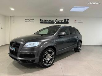 audi q7 4.2 v8 tdi 340 s line quattro 7 places / bose / ecran dvd / t.o