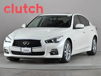 2016 infiniti q50 3.0t awd w/ heated front seats, rearview camer