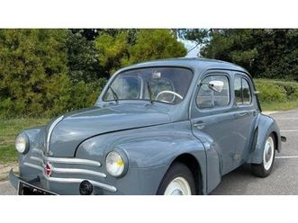 1956 renault 4cv gris manuel, 3 vitesses conduite à gauch...