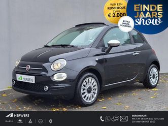 fiat 500c 1.0 hybrid bellavita / cabrio / dealer onderhouden / navigatie / apple carplay / android auto / auto. airco / parkeersensoren achter /