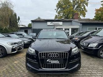 audi q7 3.0 tdi 245ch quattro s-line - 7 places - navi - toit ouvrant pano - bose - attelage
