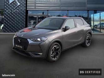 ds ds 3 crossback puretech 130ch so chic automatique 7cv