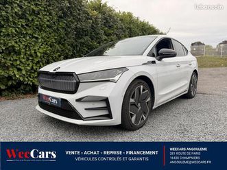 skoda enyaq bev 300ch 105ppm 82kwh rs 4x4 bva - garantie 12 mois