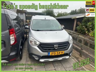 dacia dokker - 1.2 tce s&s stepway - prijs inclusief 12 maanden bovag-garantie en afleveren –