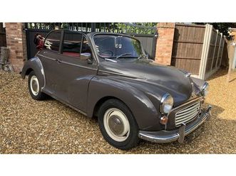 1963 morris minor gris manuel, 4 vitesses conduite à droi...