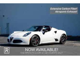 used 2020 alfa romeo 4c spider saint louis mo 63132