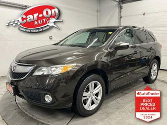 used 2015 acura rdx awd | htd leather |sunroof | 18in alloys |rear cam