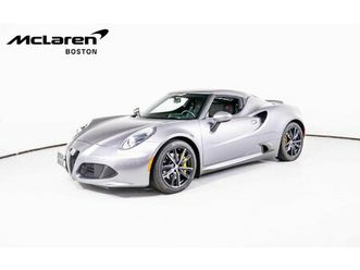 used 2018 alfa romeo 4c coupe w/ convenience group - coupe norwell ma 02061