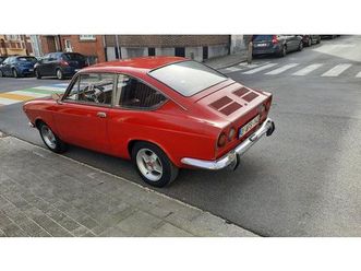 1971 fiat 850 coupe rouge manuel, 4 vitesses conduite à g...