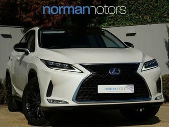 2022 lexus rx 450h premium sport edition 3.5 5dr estate cvt petrol/electric estate hybrid automatic