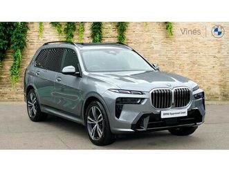 bmw x7 xdrive40d m sport 3.0 5dr