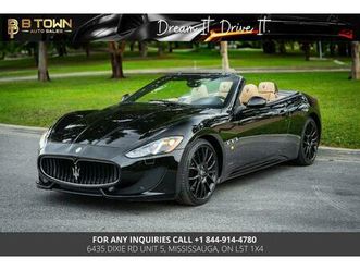 used 2014 maserati granturismo convertible sport
