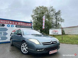 citroen c6 2.7 hdi / 2006 / automat / pneumatyka / skóry / zamiana wroclaw - sprzedajemy.pl