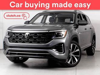 used 2024 volkswagen atlas execline awd w/ rearview cam, heated seats, apple carplay