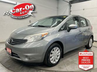 used 2015 nissan versa note automatic |certified | bluetooth | a/c | cd player