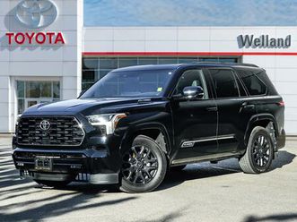 used 2025 toyota sequoia platinum