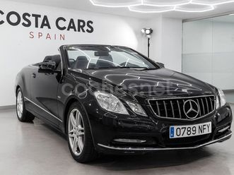 mercedes-benz clase e cabrio e 350 cdi be avantgarde