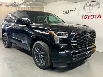 2025 toyota sequoia platinium+mags +marche-pieds auto** événement de t