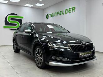 skoda superb 2.0 tdi scout 4x4 matrix led/ spur/kamera