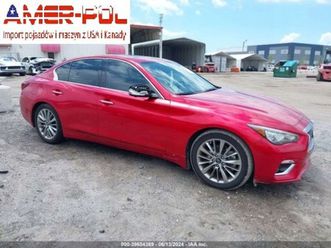 infiniti q50 2022 infiniti q50 luxe rwd 3.0 benzyna 300km