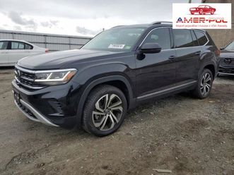 volkswagen atlas 2021, 3.6l, 4x4, sel premium, po gradobiciu 3.6 benzyna