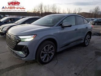 audi q4 e-tron e-tron sportback premium plus 2024 elektryczny 295km