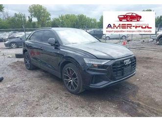 audi q8 2019r., 55 premium, 4x4, 3.0l., od ubezpieczalni 3.0 benzyna 335km