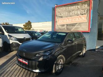 peugeot 5008 an 2022 hdi. 130 cv active pack/ 7places/ attelage/1 er main prix ttc tva recuperablde