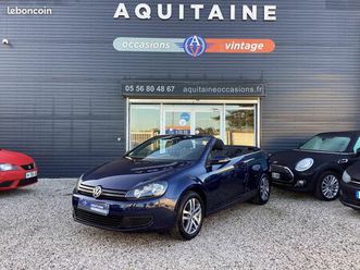 volkswagen golf vi cabriolet 1.2 tsi 105ch bluemotion technology