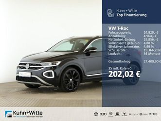 VOLKSWAGEN T-ROC t-roc-2-0-tdi-style-ahk-led-pdc-navi-standh