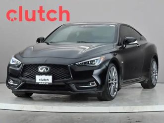 2017 infiniti q60 sport awd w/ nav, heated front seats, rearview