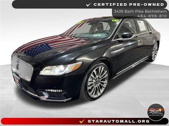 used 2017 lincoln continental select