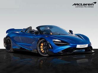 mclaren 765lt spider | mso volcano blue | carbon packs