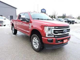 2021 ford super duty f-350 srw platinum 6.7l diesel 4x4 sunroof