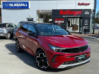 vauxhall grandland 1.2 mhev ultimate suv 5dr petrol hybrid e-dct euro 6 (start/stop) (136 ps)