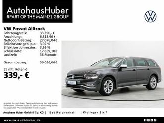volkswagen passat alltrack 2.0 tdi 4m dsg navi shz kamera