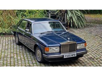 1988 rolls royce silver spirit bleu foncé automatique, 4...
