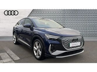 2024 audi q4 e-tron sportback 210kw 45 82kwh s line 5dr auto [leather]