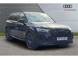 2024 audi q7 50 tdi quattro black edition 5dr tiptronic [tech] suv diesel automatic