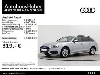 audi a4 avant 45 tfsi quattro acc kamera led navi shz
