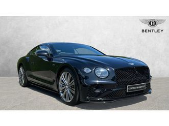 2022 bentley continental gt 6.0 w12 speed 2dr auto