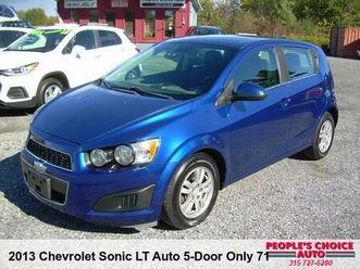 2013 chevrolet sonic lt