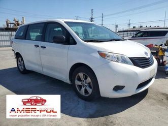 toyota sienna toyota sienna l fwd 7-passenger (natl) 3.5 benzyna 296km