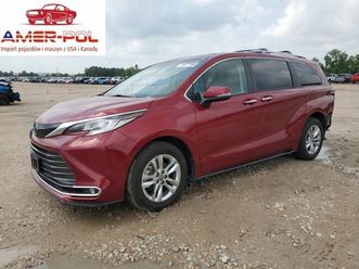 toyota sienna limited 2023 2.5l 2.5 hybryda 245km