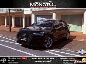audi q3 s line sportback 35 2.0 tdi s tronic7 150 cv boite auto / sellerie cuir / virtual cockpit