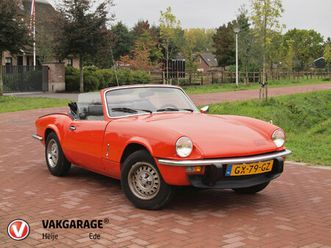 triumph spitfire 1500 soft top | nederlandse auto | zeer nette staat |