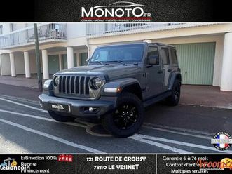 jeep wrangler jl trail rated unlimited 2.2 200ch boîte auto toit ouvrant attelage